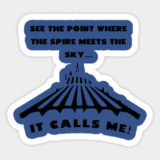 The Mountain Call Me Sticker